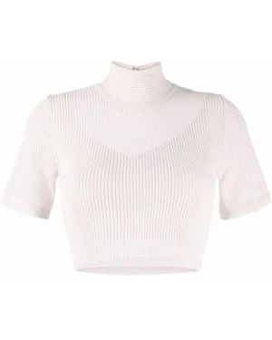 Fendi Cropped Knit Top - Multicolour