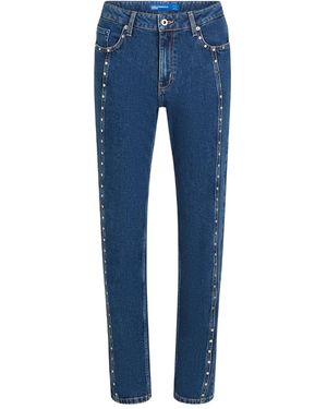 KARL LAGERFELD Straight-Leg Jeans - Blue