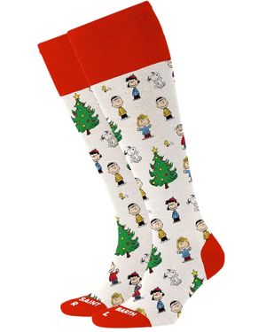 Mc2 Saint Barth Jacquard Socks - Red