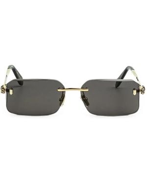 BVLGARI Gafas De Sol Serpenti Cuadradas Sin Montura - Gris