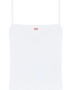 DIESEL ‘T-Hop’ Top With Straps - White