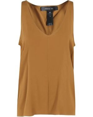 FEDERICA TOSI Sleeveless Top - Brown