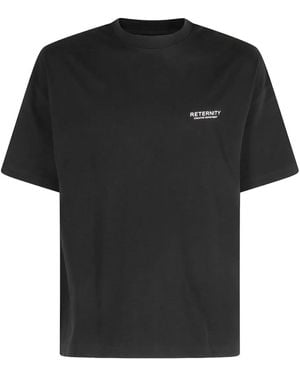 RETERNITY Logo-Detail T-Shirt - Black