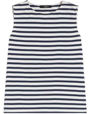 Weekend by Maxmara Wkdmultih Striped Tank Top - Blue
