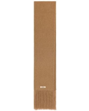 Jacquemus The Nuvola Fringed Scarf - Natural