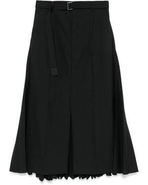 sacaiブラック プリーツスカート sacai] Suiting Skirt – MaW SAPPORO