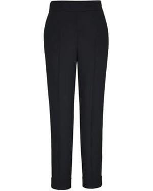 Akris Chris Cuffed Trousers - Black