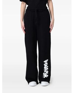 DISCLAIMER Verzierte Hose mit Kordelzug - Schwarz