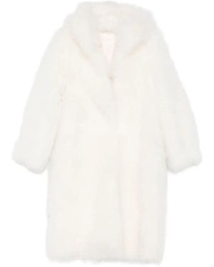 Liska Cappotto Con Cappuccio - Bianco
