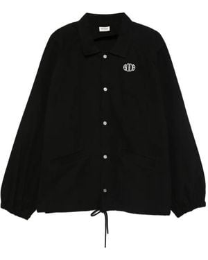 Bode Chaqueta Con Logo Bordado - Negro