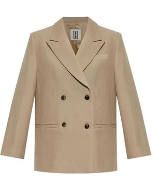 By Malene Birger Doppelreihiger Ramo Blazer - Natur