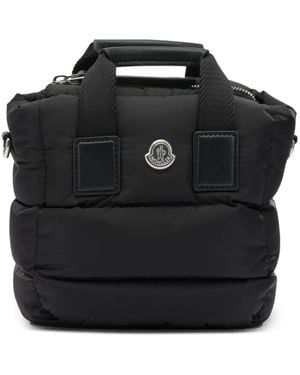 Moncler Borsa Tote Caradoc Micro Trapuntata - Nero