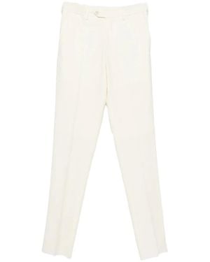 Lardini Pantalon Paw À Taille Élastiquée - White