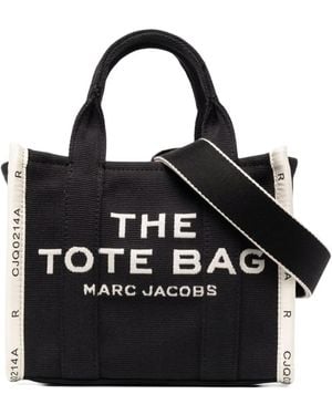 Marc Jacobs Small The Jacquard Tote Bag - Black