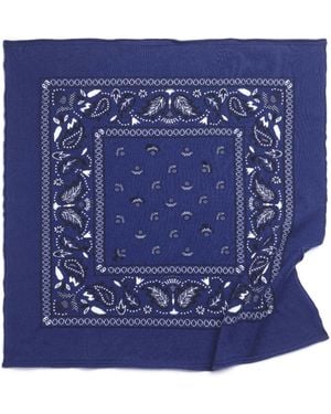 Barrie Sciarpa Con Stampa - Blu