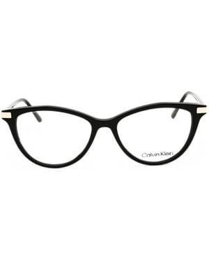 Calvin Klein Cat-Eye Glasses - Black