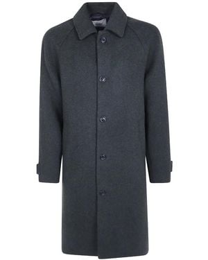 Les Deux Oversized Single-Breasted Coat - Blue