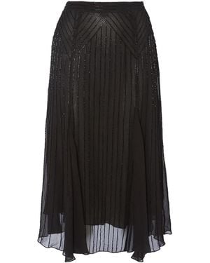 Temperley London Neptune Midi Skirt - Black