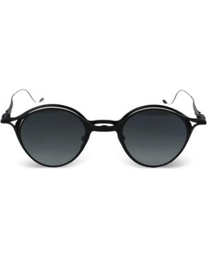 Rigards Round-Frame Sunglasses - Black
