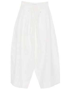 Niccolò Pasqualetti Phobos Draped Pants - White