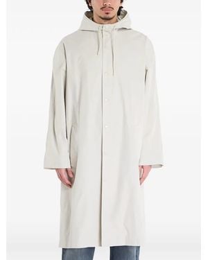 A.P.C. Kim Logo-Print Parka - White