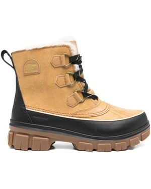 Sorel Shearling Rain Boots - Brown