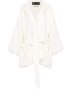 BATAKOVIC Belgrade Fringed Pocket Coat - White