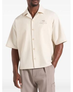Manière De Voir Alexis Cote D'Azur Boxy Shirt - Natural