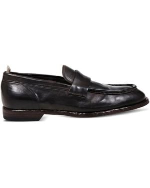 Officine Creative Penny-Loafer aus Leder - Schwarz