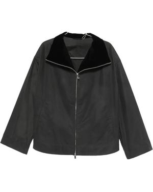 TOTEME Zip-Fastening Long-Sleeve Jacket - Black