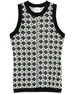 Nanushka Denalie Tank Top - Black