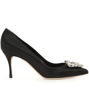 Sergio Rossi 90Mm Godiva Court Shoes - Black