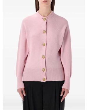 Balmain Cárdigan Con Botones - Rosa