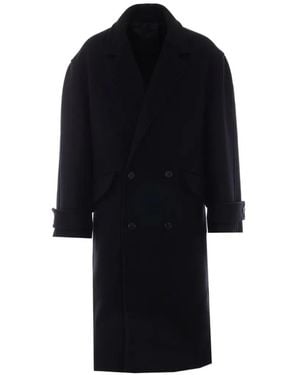 Lanvin Double-Breasted Belted Coat - Black