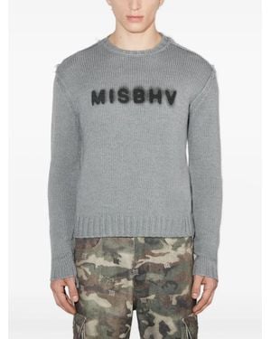 MISBHV Maglione Con Logo - Grigio