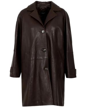 Weekend by Maxmara Abrigo Camino Con Botones - Negro