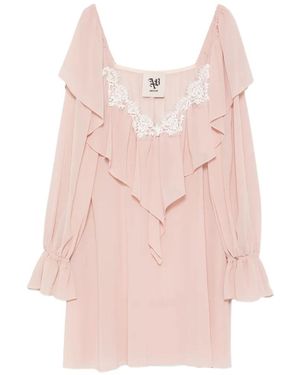 Aniye By Teodora Lace Mini Dress - Pink