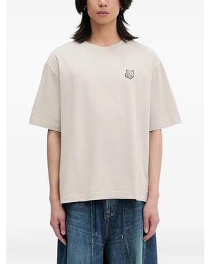 Maison Kitsuné Bold Fox Appliqué T-Shirt - White
