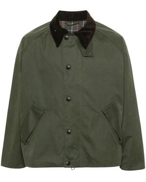 Barbour Os Transport Wax Jacket - Green