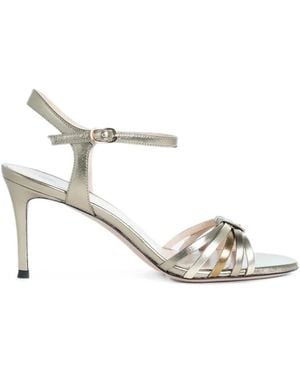 Roberto Festa Semia Intertwined-Strap Heeled Sandals - White