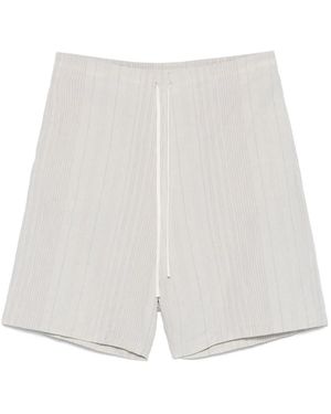 Forme D'expression Striped Shorts - White