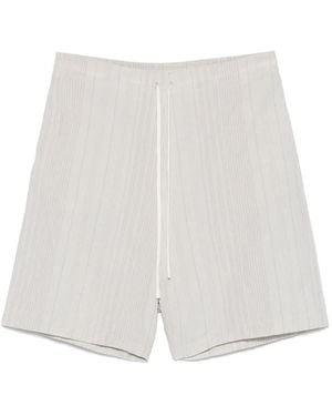 Forme D'expression Striped Shorts - White