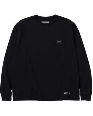 Neighborhood Langärmeliges T-Shirt - Schwarz