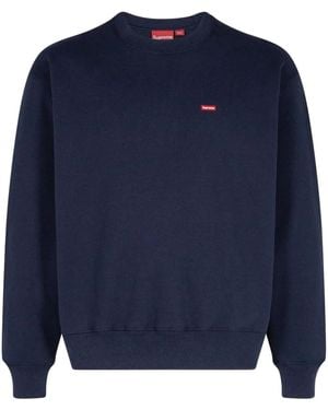 Supreme Small Box Logo Sweatshirt - Blue