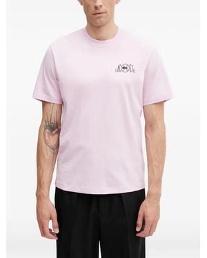 Lacoste Logo-Print Short-Sleeve T-Shirt - White