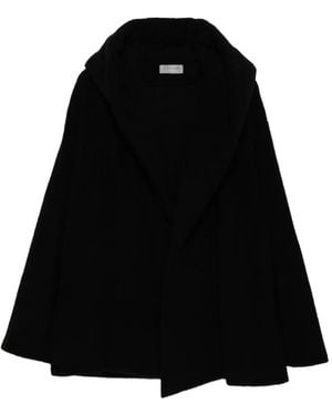 Yohji Yamamoto Doudoune À Design Bi-Matière - Black