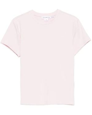 GOOD AMERICAN T-Shirt À Coupe Stretch - Rose