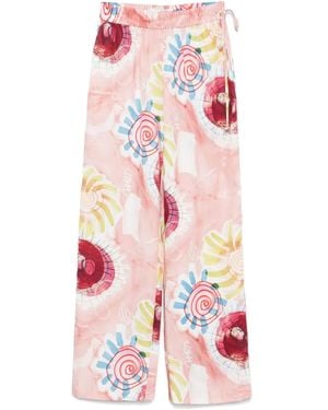 Scotch & Soda Graphic-Print Trousers - White