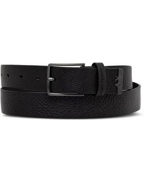 ARMANI EXCHANGE Riñonera Con Placa Del Logo - Negro