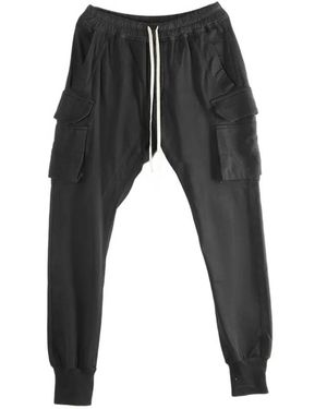 Rick Owens Drawstring-Fastening Pants - Black